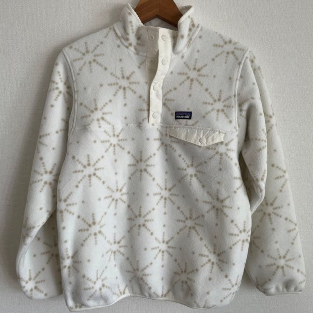 Patagonia Snap T snowflake pullover fleece